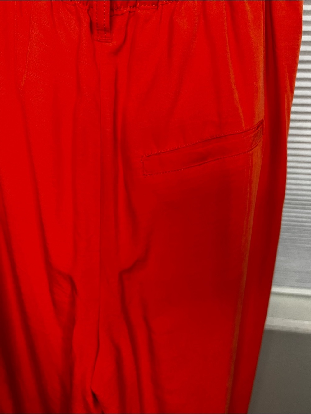 Free People Nothin to Say pleated trouser rare small orange pockets - Picture 11 of 13